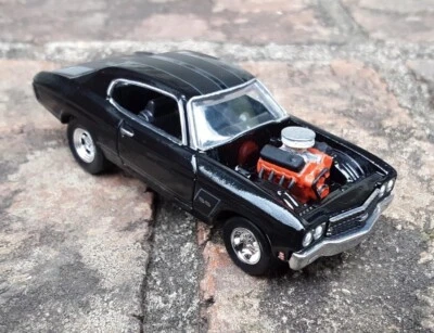 $25.95 • Buy Hot Wheels 1970 Chevrolet Chevelle SS Real Riders Black Custom