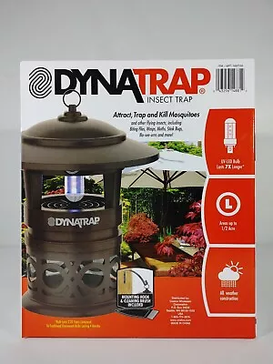 DynaTrap DT1120 Insect And Mosquito Trap - 1/2 Acre Coverage | Black NEW IN BOX • $68.95