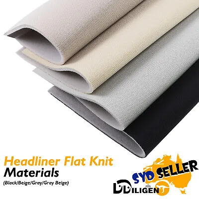 Flat Knit Car Roof Lining Materials Repair Replace Ceiling Headliner Fabric • $66.01