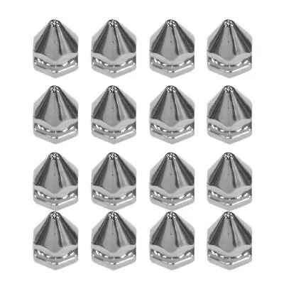 12x 3D Spike Studs Chrome Plated ABS Plastic Trim Decal Adhesive Backing • $9.99