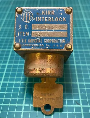 Kirk Interlock 45-43245 Deadbolt Lock With Key • $75