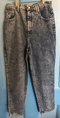 VINTAGE *SASSOON* ACID WASHED*Jeans Womens 16 High Waist Mom Jeans*80'S* • $11.50