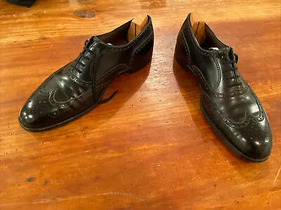 Henry Maxwell. New Bond Street.Black Full Brogue. Some Creasing. • $120