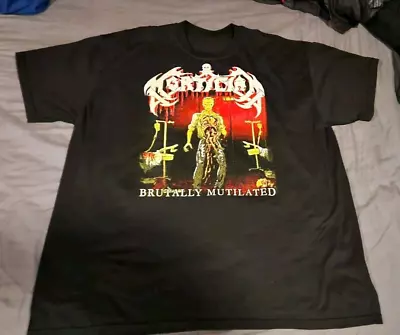 Mortician Brutally Mutilated TShirt XL 2-sided Brutal Death Metal Grindcore • $80