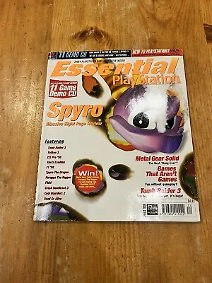 Official UK Essential PlayStation Magazine - 1998 - Issue 10 - Spyro • £12