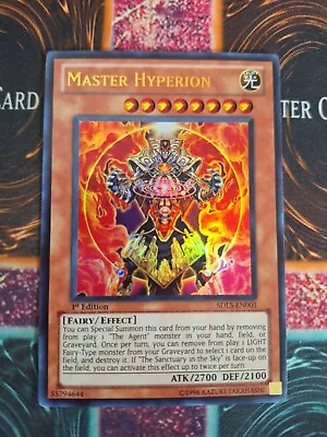 Yu-Gi-Oh! TCG Master Hyperion SDLS-EN001 Ultra Rare 1st Edition Near Mint • $4.50