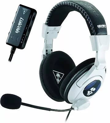 Turtle Beach Call Of Duty: Ghosts: Shadow White Headband Headsets For Multi-Plat • £119.99