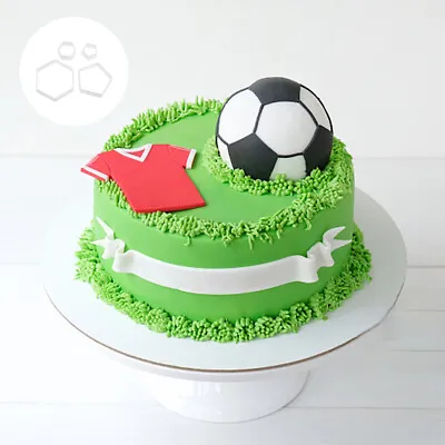 £4.74 • Buy 7pcs White Home Football Pattern Hexagon Mold Sugar Desserts DIY Cookie Cutter