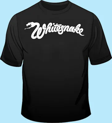 Black T Shirt Concert Music Band Vintage Whitesnake Classic 70/80's Rock • $18.95