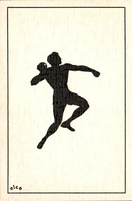 Vtg Sports Track & Field Pc Shot Put Olympian Shot-putter Silhouette A/s Elce • $9.99