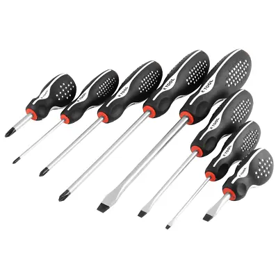 K Tool International KTI11008 8-Piece Chrome Vanadium Steel Screwdriver Set • $31.65