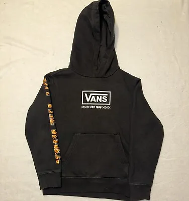 Vans Hoodie Youth Size 6/L  Flame Checkered Off The Wall Hooded Sweatshirt • £12.06