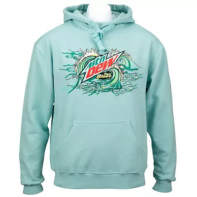 Mountain Dew Baja Blast Logo Hoodie Green • $51.98