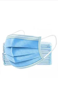 Face Mask Medical 10 Disposable Mouth Cover Face Masks Respiration • £2.50