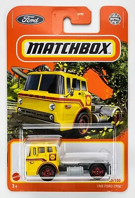 2022 Matchbox #63 1965 Ford C900 YELLOW | SHELL | FSC • $1.99