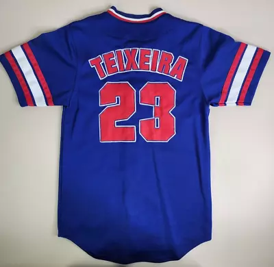 True Fan Genuine Merchandise Youth Medium Poly Jersey Texas Rangers #23 Teixeira • $25.20