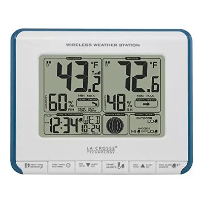 La Crosse Technology 308-1711BL Wireless Weather Station With Heat Index And ... • $38.16
