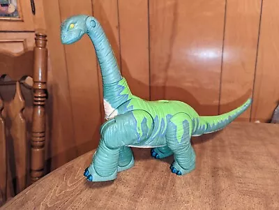 Imaginext Dinosaur Thunder Brontosaurus Action Figure Stomping Power Tested Work • $12.95