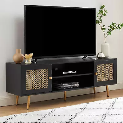 Mid Century Modern TV Stand For 65 Inch TV Entertainment Center With Storage M • $155.99