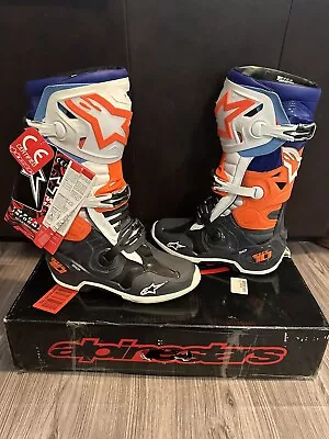 Alpinestars Tech 10 Size 7 Off-road Motocross Boots Atv Dirtbike Boots NEW OPEN • $339