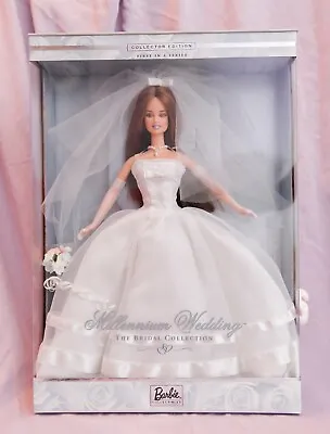 NEW EXCELLENT Mattel Barbie Bride MILLENNIUM WEDDING 1999 Bridal Collection Doll • $65