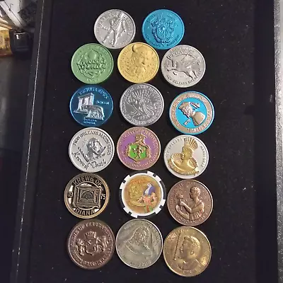 17 Mardi Gras  Heavy  Doubloons (see Description) - Lot #2 • $20