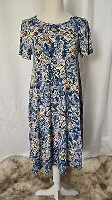 LuLaRoe Disney Carly Shirt Dress Women's Size XXS Minnie Mouse Mickey Mouse Blue • $23.10