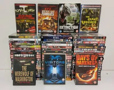 62x B-Movies DVD JobLot- Mega Snake Zombie Apocalypse  Kentucky Fried Zombies 42 • £24.99