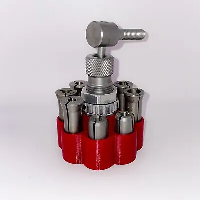 Bullet Puller And Collet Rack For Hornady Or RCBS Holds 8 Collets And Puller • $6.50