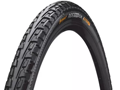 Continental Ride Tour Wired Tyre - Black/Black Reflex 700 X 35mm • $39.99