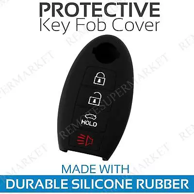 Key Fob Cover For 2005-2008 Infiniti G35 Remote Case Rubber Skin Jacket • $6.95