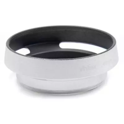 Lens Hood Metal 46mm Silver For Panasonic Lumix G 25 Mm F1.7 • £12