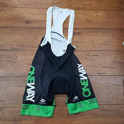 Voler Mens Large Cycling Bibshorts Arts Cyclery 6  14.5  (8.5/10) L Green US • $49.95