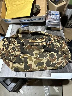 Vintage Duck Camo Backpack Frog Skin Camouflage Hunting Hiking By Black Sheep • $24.99