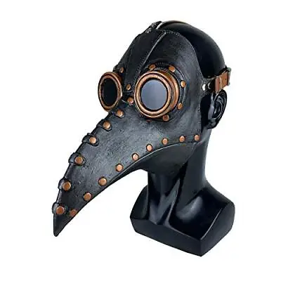 Stegosaurus Plague Doctor Bird Mask Long Nose Beak Cosplay Steampunk • $20.92
