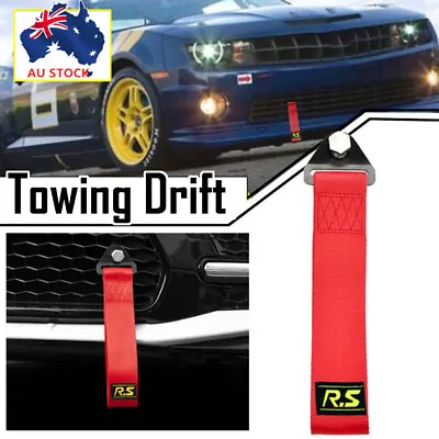 $12.69 • Buy RED Car Tow Towing Strap Belt JDM Racing Drift Rally Hook Universal Rope Van R.S