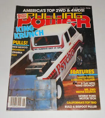 Vintage Pulling Power Monster Truck Magazine June 1985 • $46.17