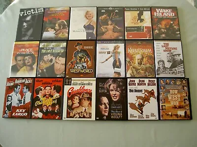 £29.99 • Buy Job Lot Collection Of 18 Classic 1940s-1970s Films US Region 1 DVDs All EX/NM