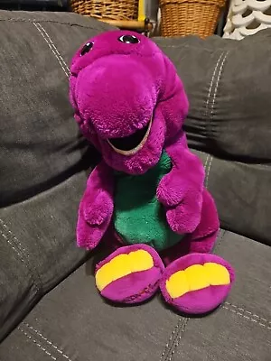 Vintage Dakin Barney Dinosaur Plush Stuffed Animal Purple Green Lyons 1992 • $6