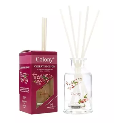 Wax Lyrical Colony Reed Diffuser Cherry Blossom (Reeds Included) - 100ml • £4.94