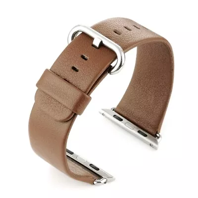 $23.36 • Buy VintageTime Watch Straps - Genuine Leather Replacement Band For Apple Watch 