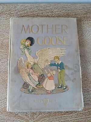 Vintage Mother Goose Rhymes Book 1915 Frederick Richardson Illustrations Damaged • $11.99