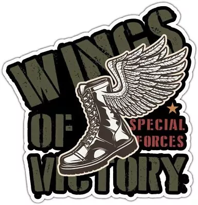 Wings Of Victory USA Army Military Boots Car Bumper Window Sticker Decal 4.6  • $3.99