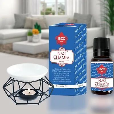 2x Nag Champa Fragrance Oils 10ml 100% Pure & Natural (Aromatherapy) Diffuser UK • £6.29