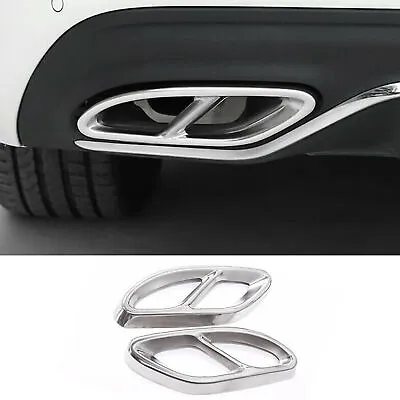 For Benz A B C E CLA GLC GLE GLS Class Rear Cylinder Exhaust Pipe Mufflers Cover • $23.98