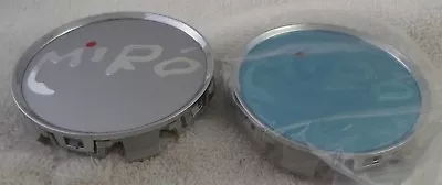 Miro Wheels Chrome / Silver Custom Wheel Center Cap Caps Set Of 2 • $75