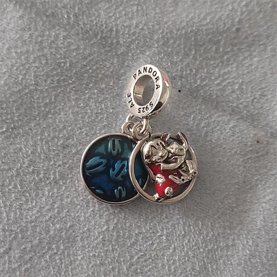 $17.99 • Buy Lilo & Stitch Family Dangle Charm