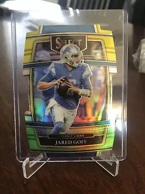 $2 • Buy 2021 Select Jarred Goff Yellow Black Prizm Concourse Die-Cut #13 Lions V922
