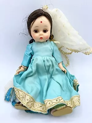 (g) Madame Alexander 8  Doll International India * Needs Restrung 575 • $4.99