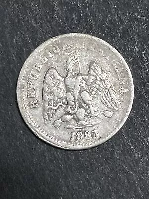 1883 Mexico 10 Centavos Silver Foreign Coin. 🔥🔥 • $13.88